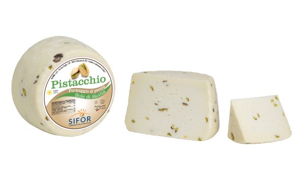 Pecorino Sicilia Pistacchio - ( ser owczy biały z dodatkiem Pistacji)